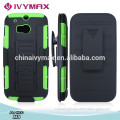 2015 new mobile phone case for HTC M8 shockproof belt clip case